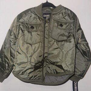 OshKosh B'gosh Olive Quilted Jacket